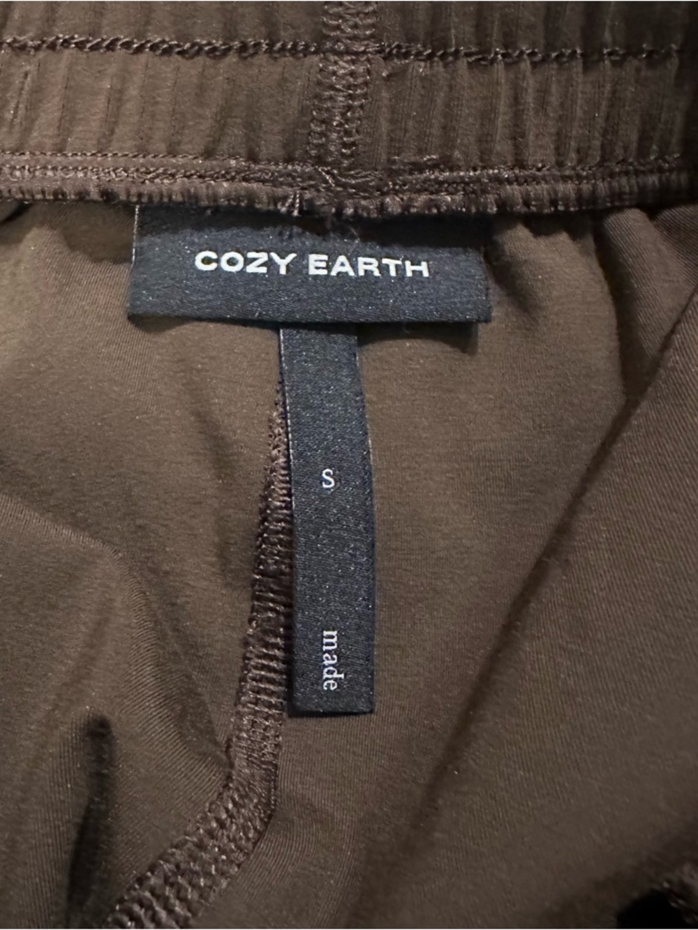NWOT Cozy Earth Women’s Small Studio Wide Leg Pant Espresso Pants Modal Spandex - Picture 9 of 11